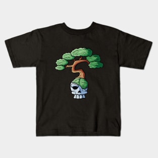 Bonsai skull Kids T-Shirt